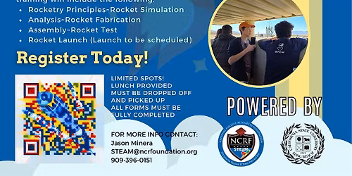 Rocket Camp-Learn, Build, Launch for High School Students