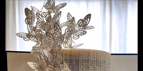 Butterfly House Book Sculpture Class