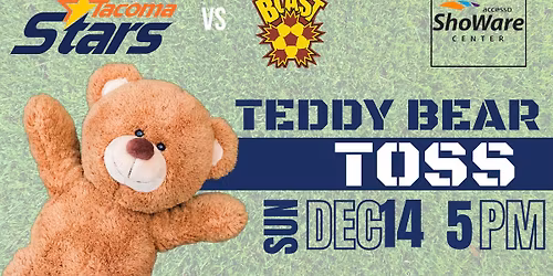 Tacoma Stars Teddy Bear Toss Game!