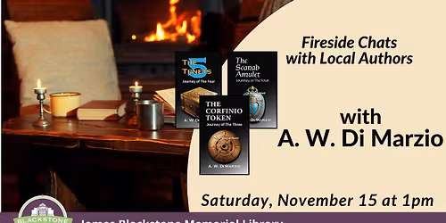 Fireside Chat with Local Authors: A. W. Di Marzio