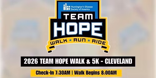 2026 Team Hope Walk & 5K - Cleveland, OH