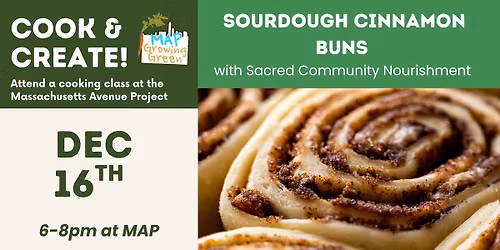 Sourdough Cinnamon Buns Cooking Class
