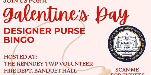 Galentine's Day Designer Purse Bingo Fundraiser