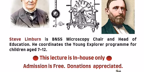 Lecture: The Scientists behind Scientific Apparatus, with Steve Limburn