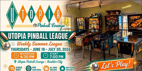 Utopia Pinball Weekly Summer League