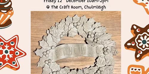 Christmas Pottery Wreath Workshop