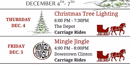 Christmas Tree Lighting with Carriage Rides