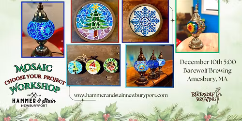 Mosaic Workshop-Choose your Project!