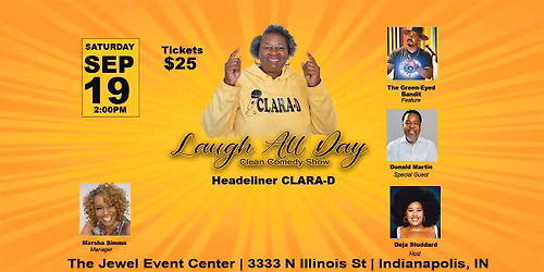 CLARA-Ds laugh all day clean comedy show.