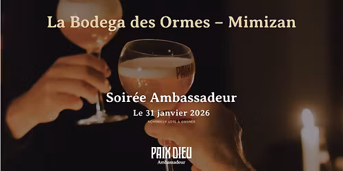 Soir\u00e9e Paix Dieu