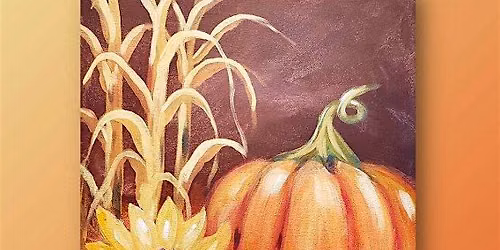 Fall canvas painting