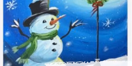 Snowman Guided Painting