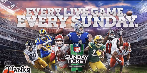 NFL Sunday Ticket at Hank\u2019s \u2014 All Games, All Day