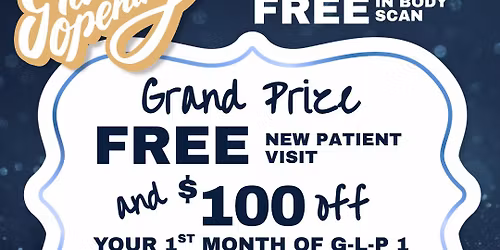 Grand Opening Special! FREE To Attend!
