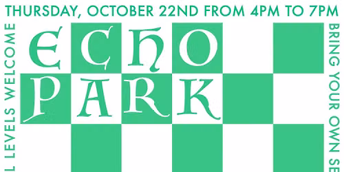 Echo Park Chess Club at Heavy Manners Library (10\/22)