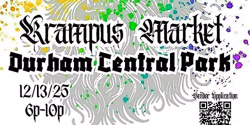Krampus Market at Durham Central Park