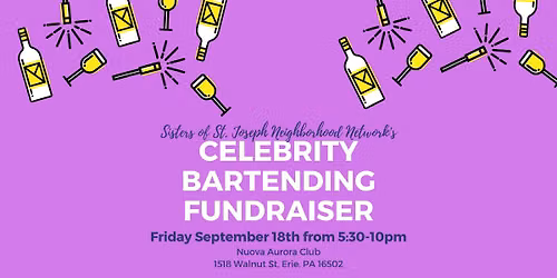 SSJNN Celebrity Bartending event!