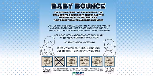 Baby Bounce at the Yuba County Government Center