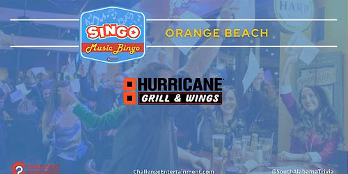 Weekly Singo at Hurricane's Grill & Wings - Orange Beach