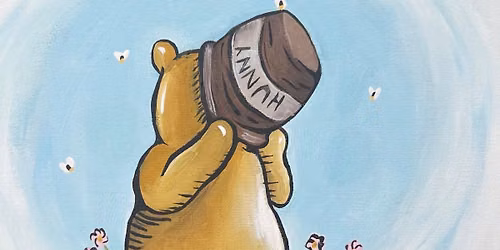Hunny Bear Canvas Paint Night