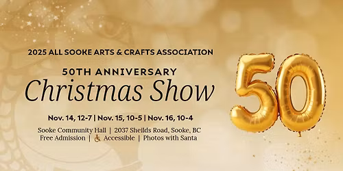 2025 All Sooke Arts & Crafts Christmas Show