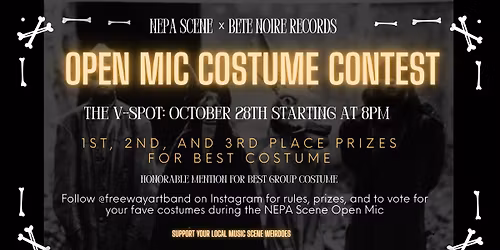 NEPA Scene Open Mic Halloween costume contest