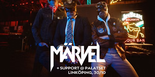 M\u00e4rvel + support p\u00e5 Palatset