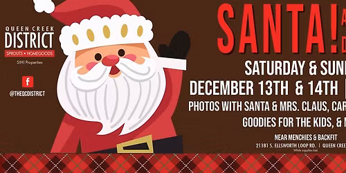 Santa! At the District