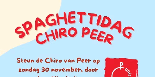 Spaghettidag Chiro Peer \ud83c\udf50\ud83c\udf5d