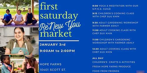First Saturday "ReNEW You" Market