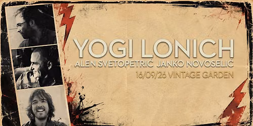 Yogi Lonich Trio | 16\/09\/26 VIB Garden