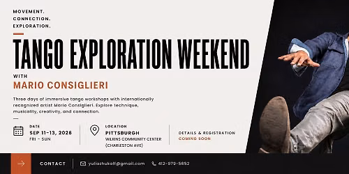 Tango Exploration Weekend with Mario Consiglieri