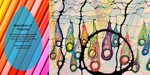 NeuroRain of Drawing the Seeds of Potential Neurographica with Karla in Victoria