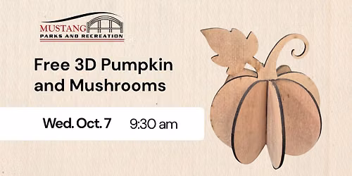 Free 3D Pumpkins and Mushrooms