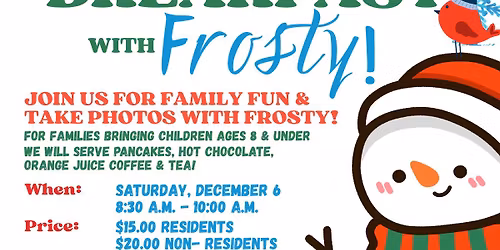 Pancake Breakfast with Frosty