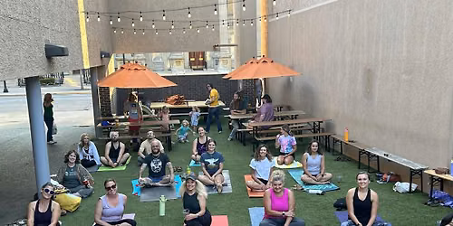 Yoga on the Patio with Maria!