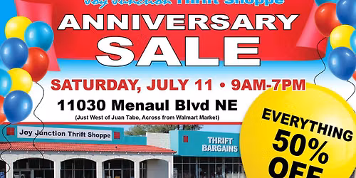 ANNUAL ANNIVERSARY SALE!!!