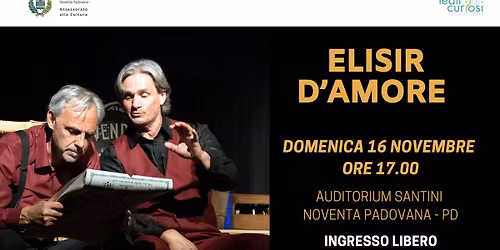 Vieni a Teatro 2025: ELISIR D'AMORE
