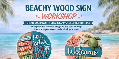 Beachy Wood Sign Workshop | Griffith VFW | April 29