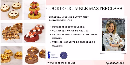 COOKIE CRUMBLE MASTERCLASS \u2013 NICOLETA LABUNET