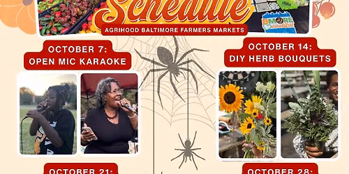 Agrihood Baltimore Fall Themed Farmers Markets 