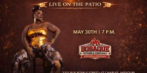 Tish Period live on the patio