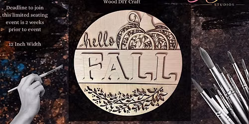 Fall Welcome Sign | $55 | Wood DIY Workshop (Quad Cities \u2013 Bettendorf, IA)