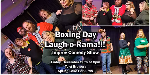 Boxing Day Laugh-o-Rama!!! Jesters Comedy at Torg Brewery!