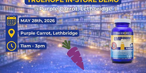 Demo @ Purple Carrot, Lethbridge