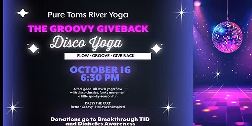 The Groovy Giveback: Disco Yoga