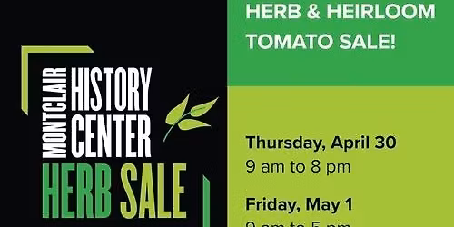 Annual Herb & Heirloom Tomato Sale!