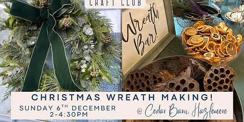 Christmas Wreath Making with Create Your Happy
