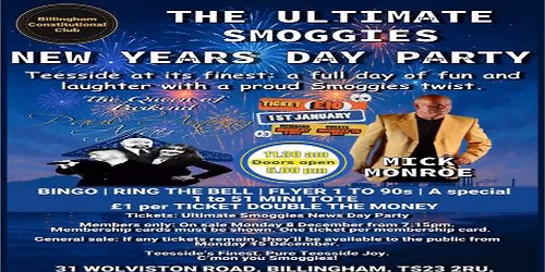 The Ultimate SMOGGIES New Years Day Party