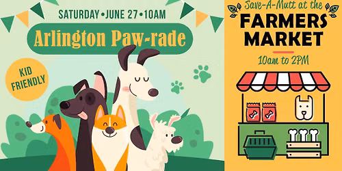 SAM at Arlington's Pet Paw-rade & Farmers Market
